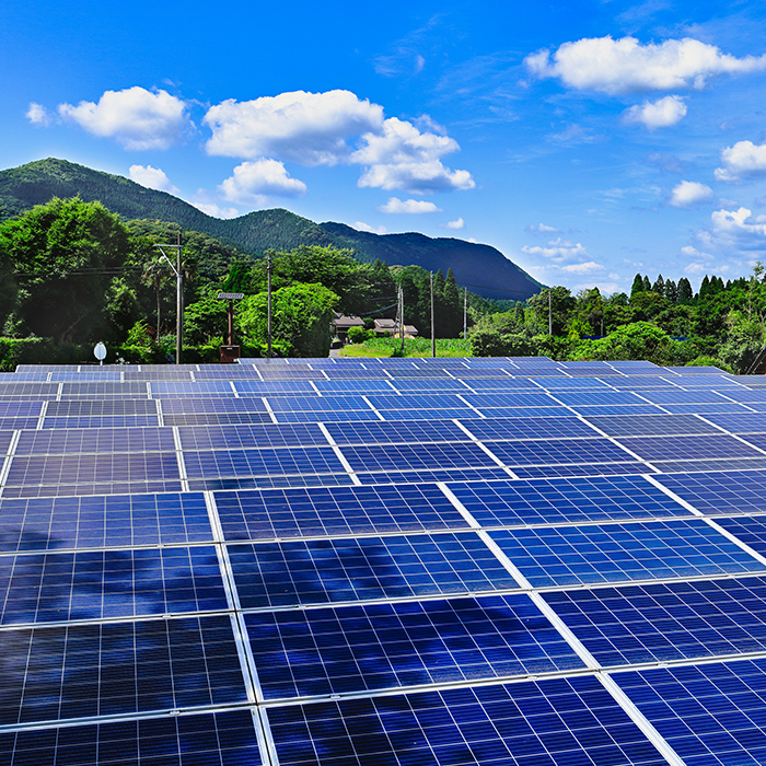 地球にやさしい太陽電池発電システム